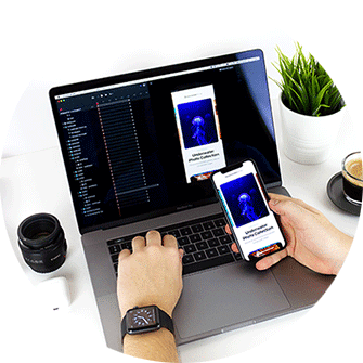 iPad, iPhone, Apple Watch mit Apps, mobile Apps
